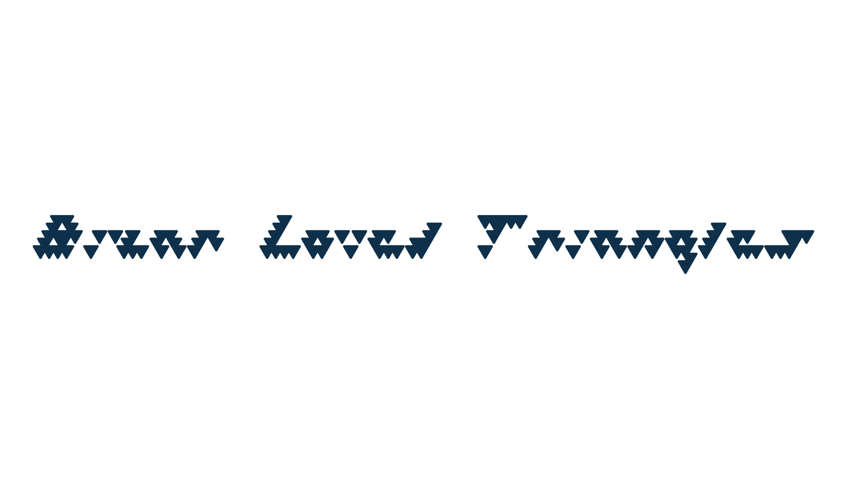 Bizar Loved Triangles, fancy various techno sci-fi font preview