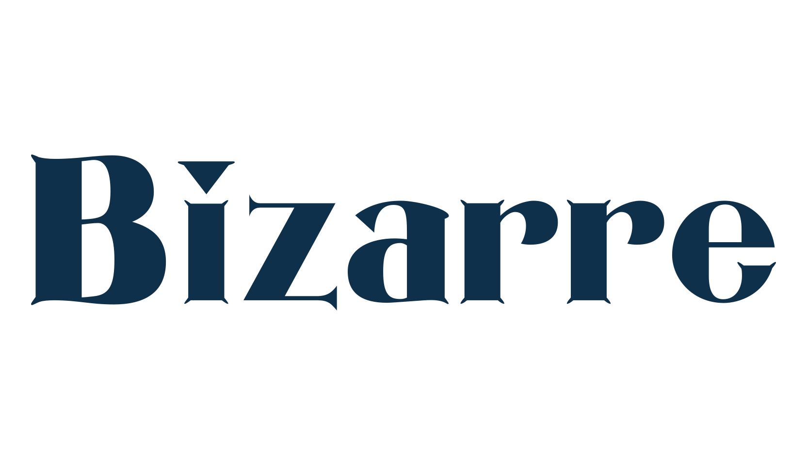 Bizarre (bizarre), fancy retro decorative font preview