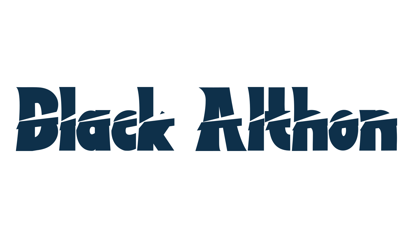 Black Althon, modern font preview