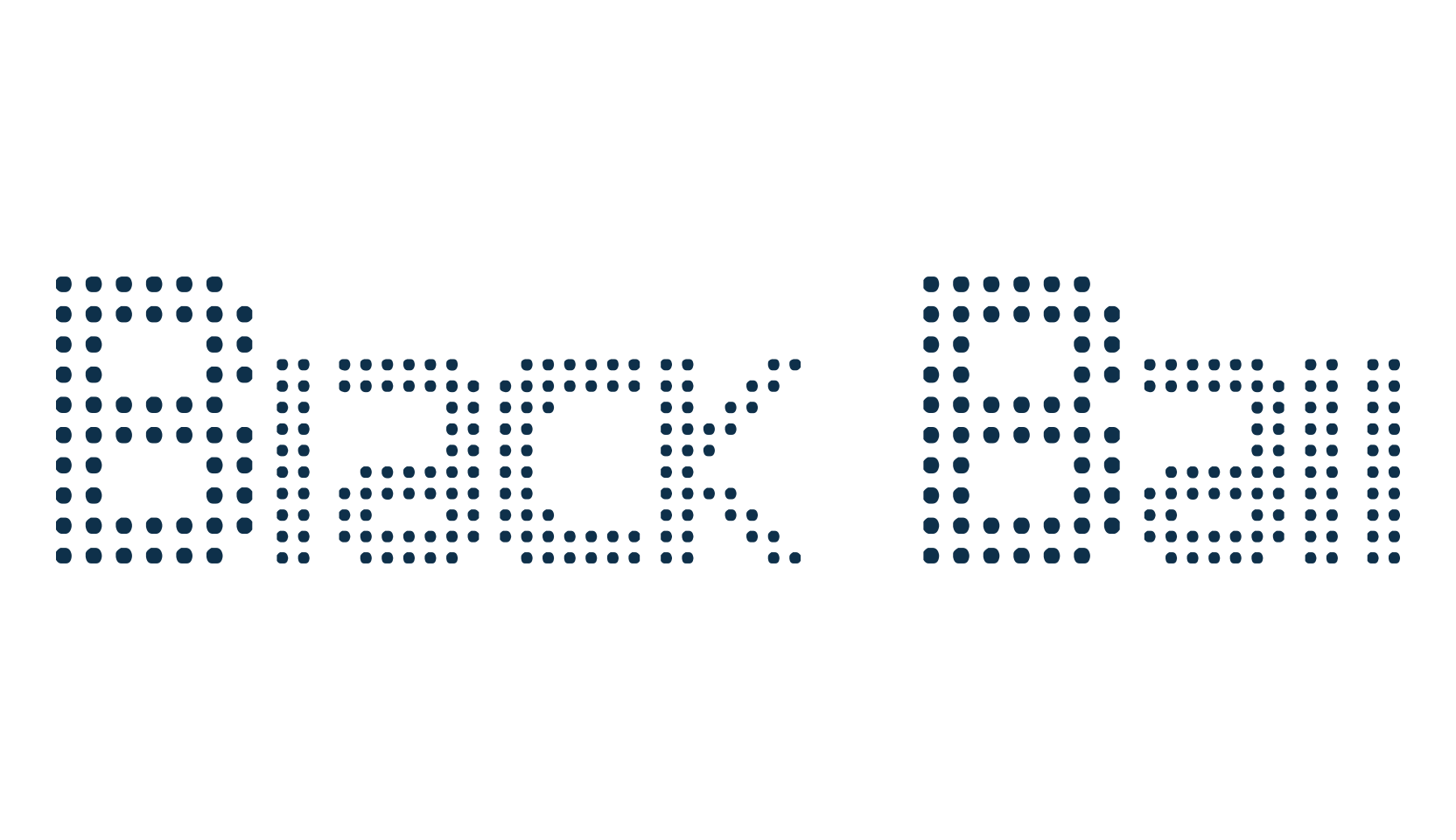 Black Ball, techno lcd sci-fi font preview