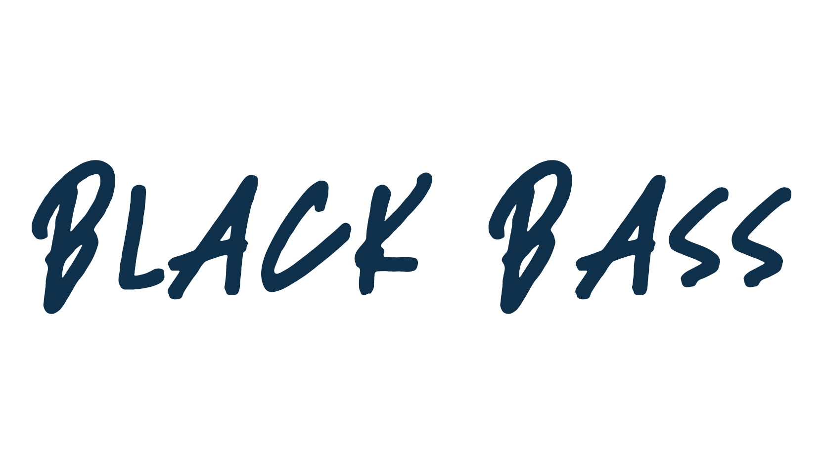 Black Bass, graffiti font preview