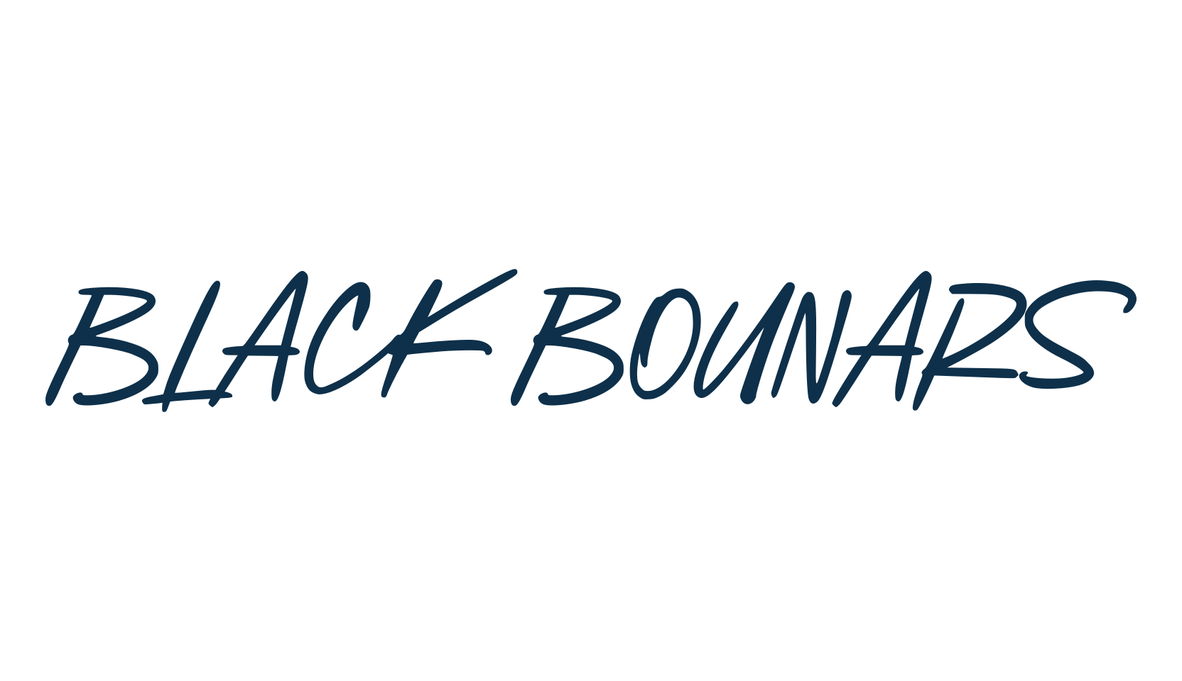 Black Bounars, script graffiti fancy decorative calligraphy font preview