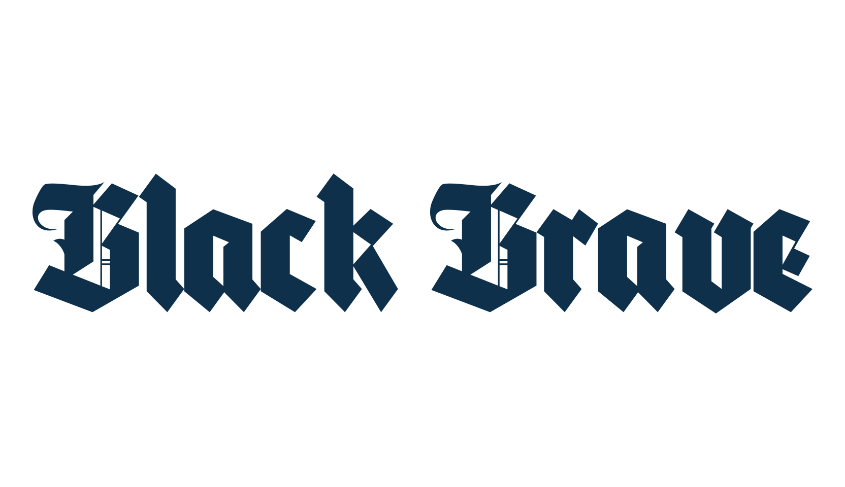 Black Brave, gothic modern font preview