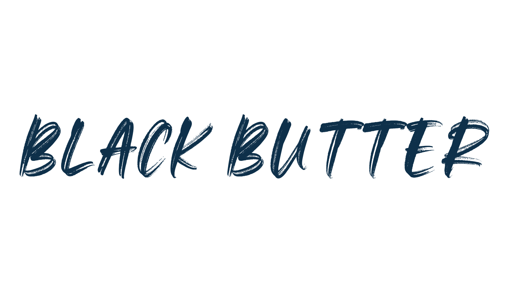 Black Butter (black-butter-2), script brush fancy decorative calligraphy font preview