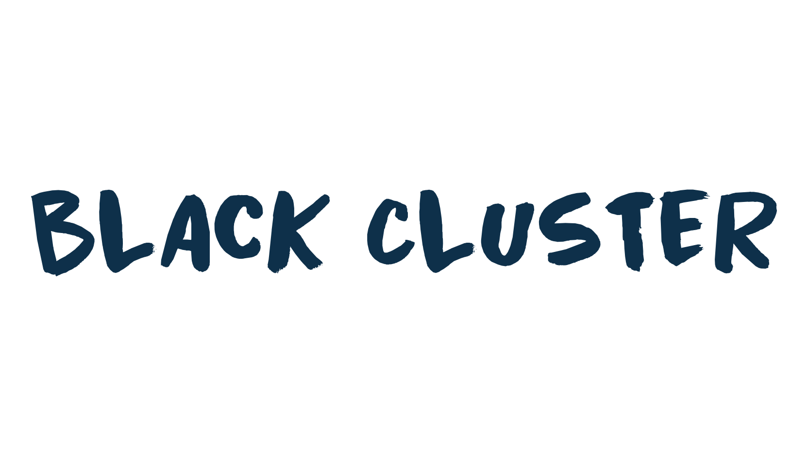 Black Cluster, script brush fancy decorative calligraphy font preview