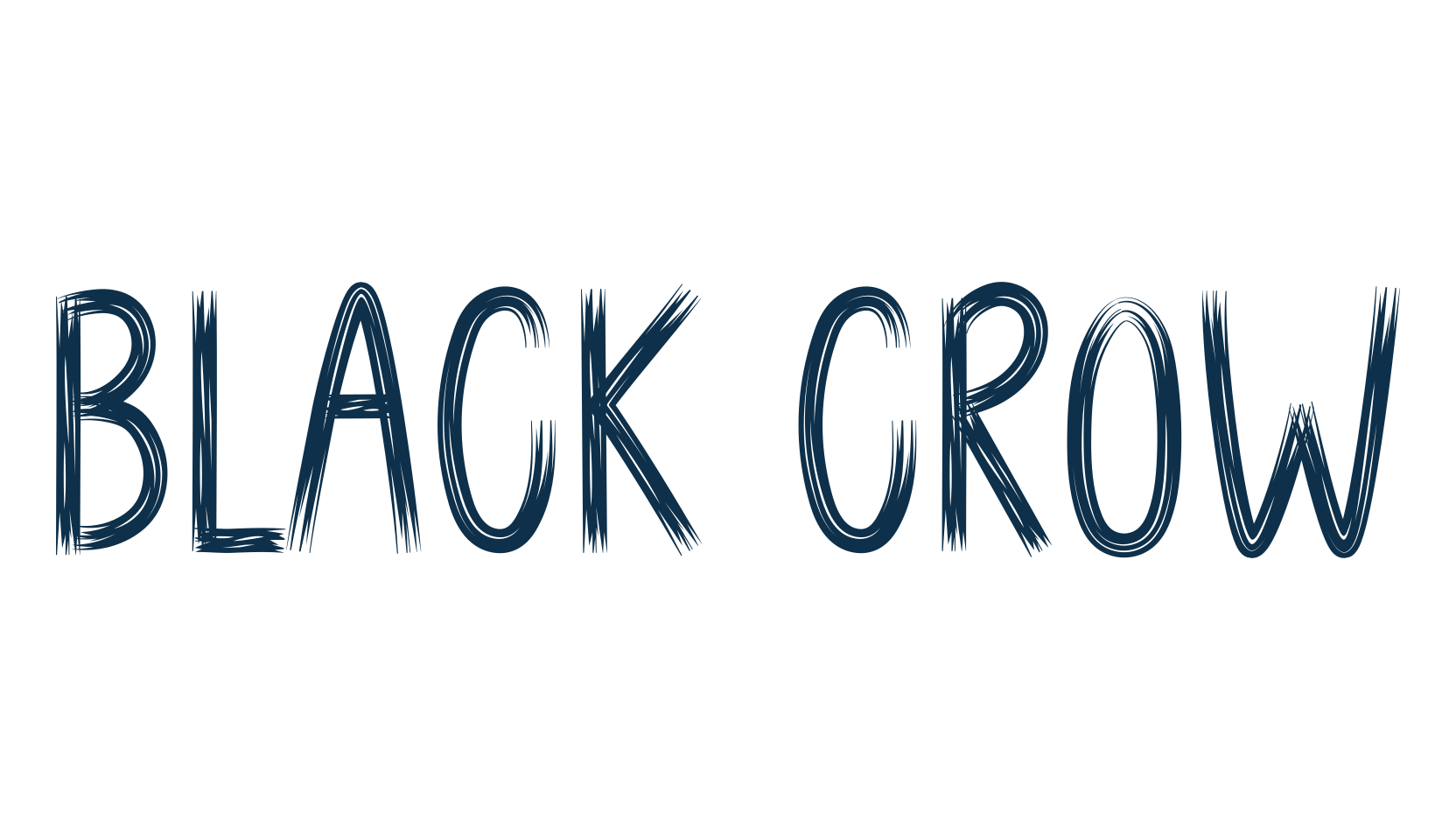 Black Crow, script brush fancy decorative calligraphy font preview