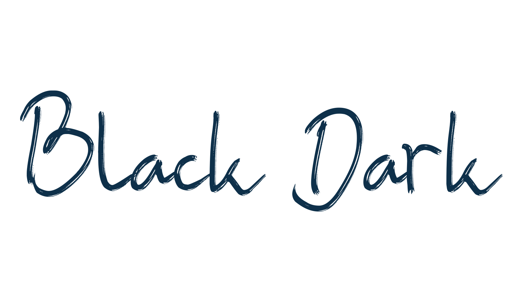 Black Dark (black-dark), script brush fancy decorative calligraphy font preview