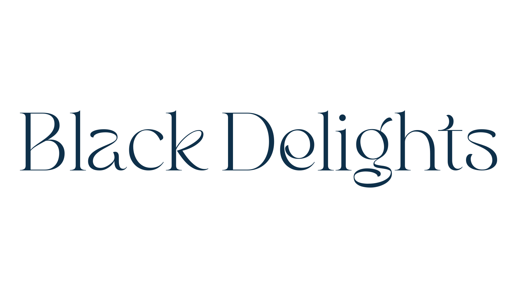 Black Delights, serif font preview