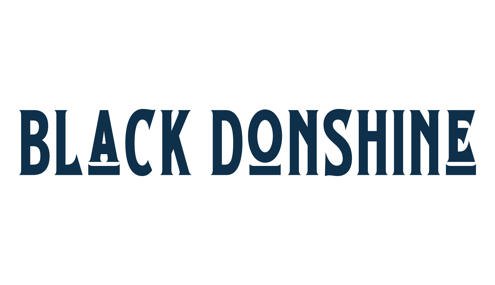 Black Donshine, fancy retro decorative font preview