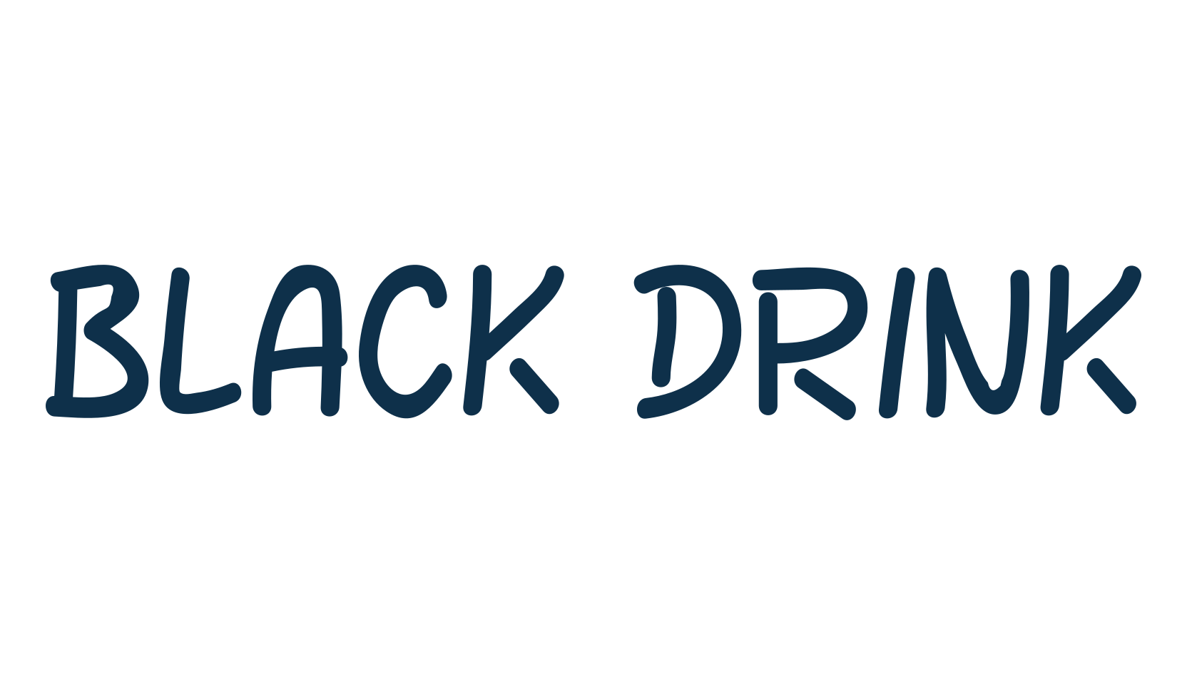 Black Drink, fancy decorative font preview