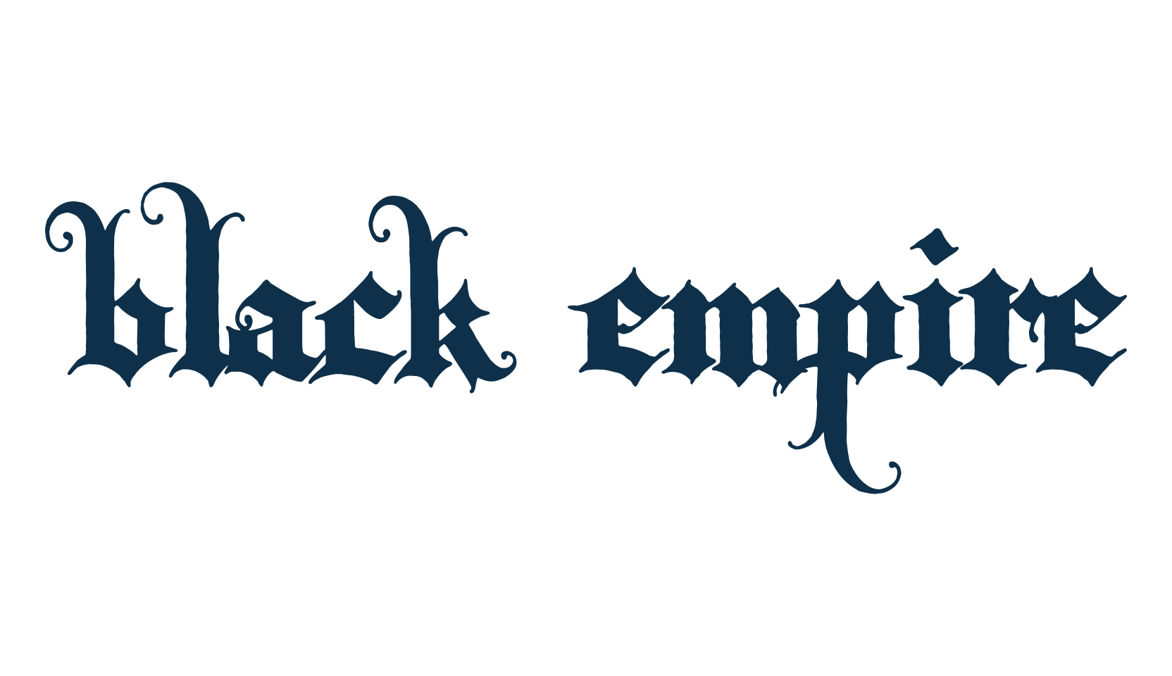 Black Empire, medieval font preview