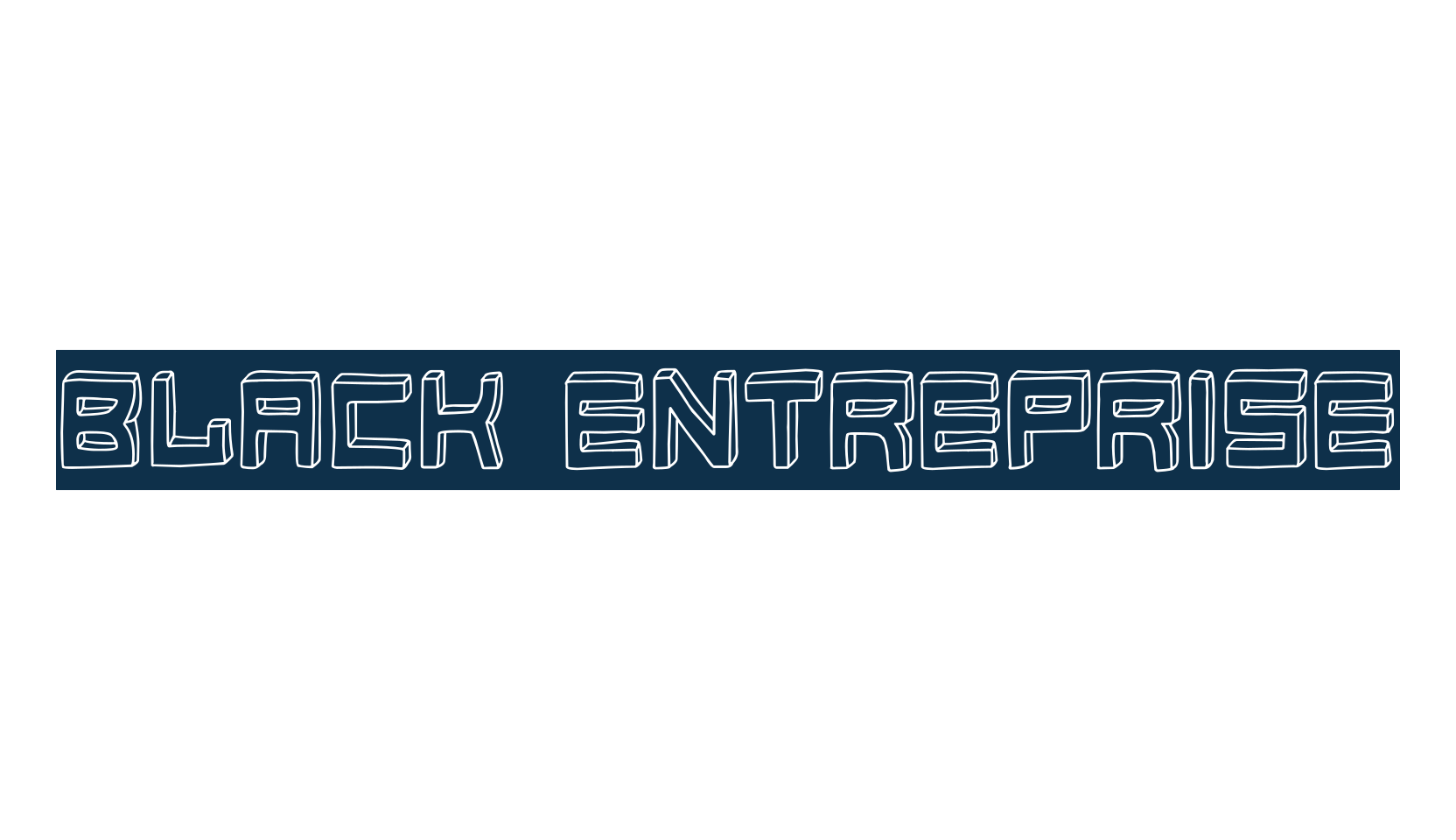 Black Entreprise, fancy various decorative font preview