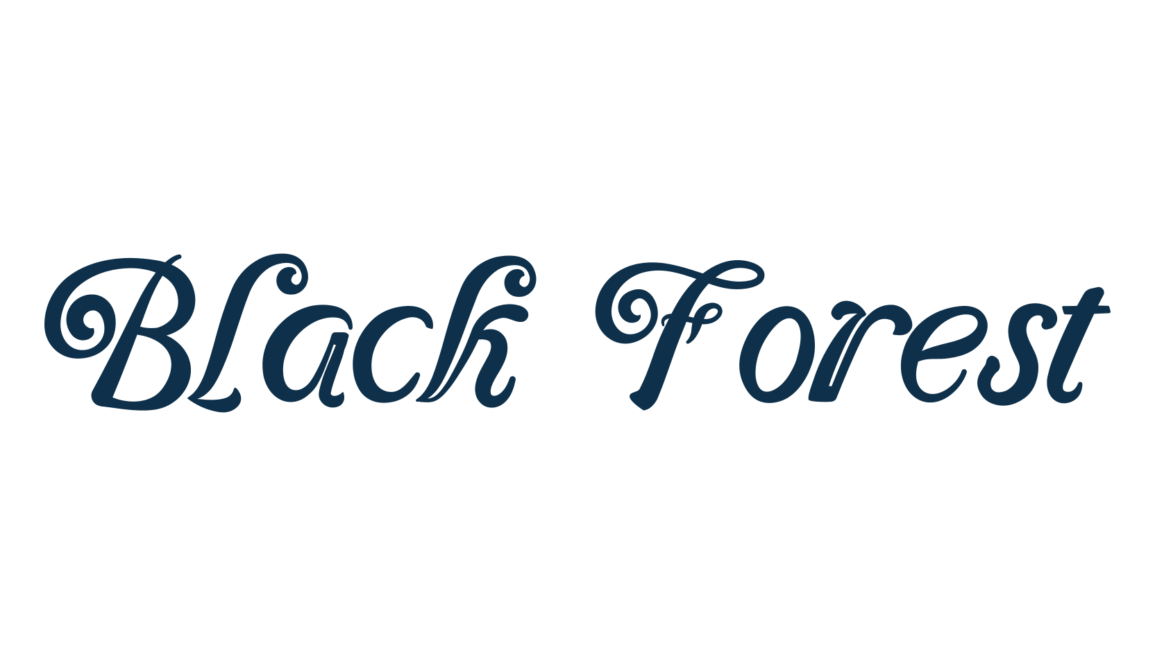 Black Forest (black-forest-3), fancy curly decorative font preview