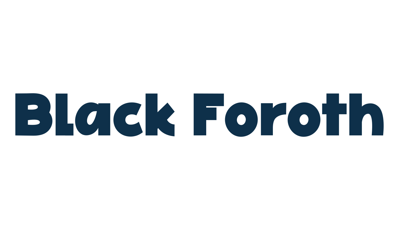 Black Foroth, fancy various decorative font preview
