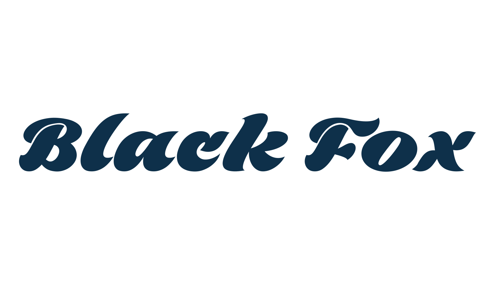 Black Fox, fancy various decorative script calligraphy font preview