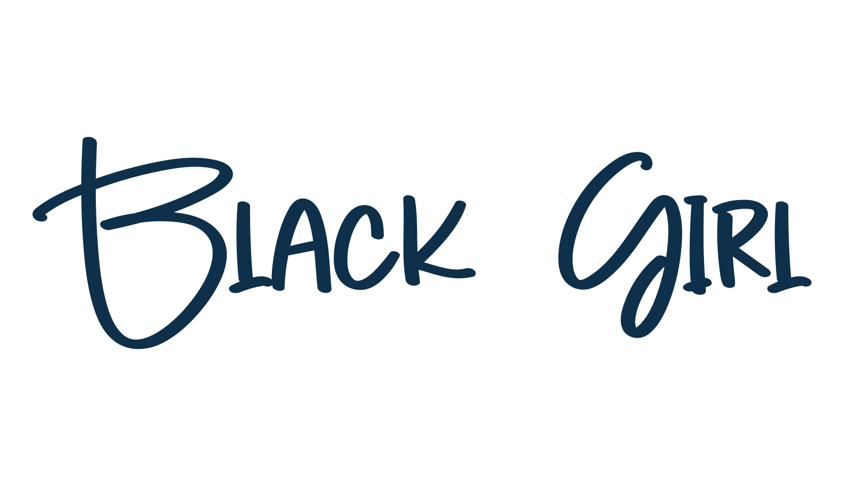 Black Girl, script handwritten fancy decorative calligraphy font preview