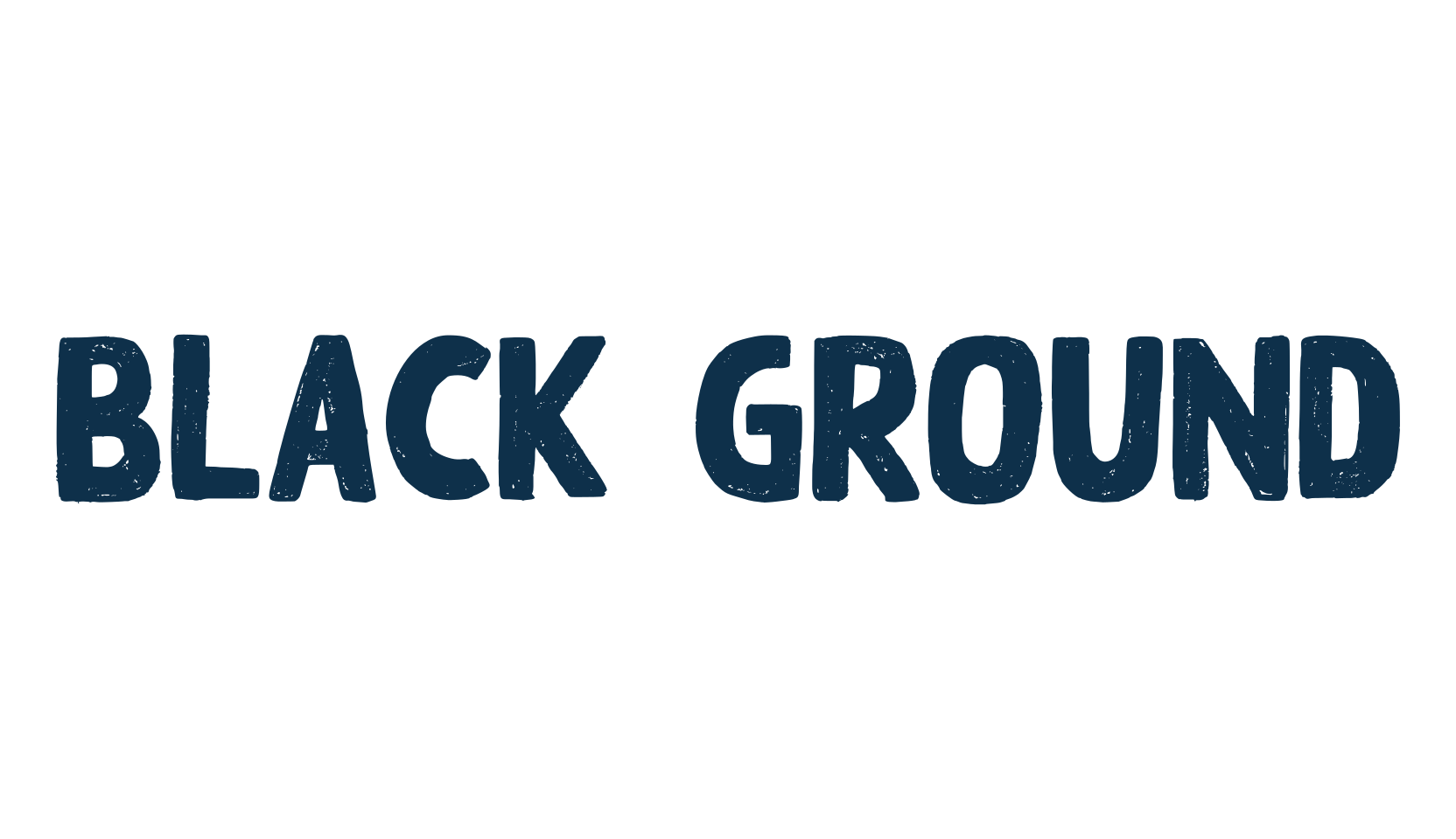 Black Ground, eroded font preview