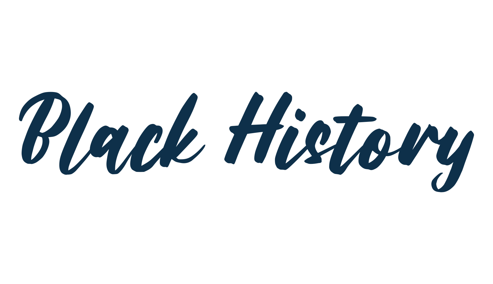 Black History (black-history), script brush fancy decorative calligraphy font preview