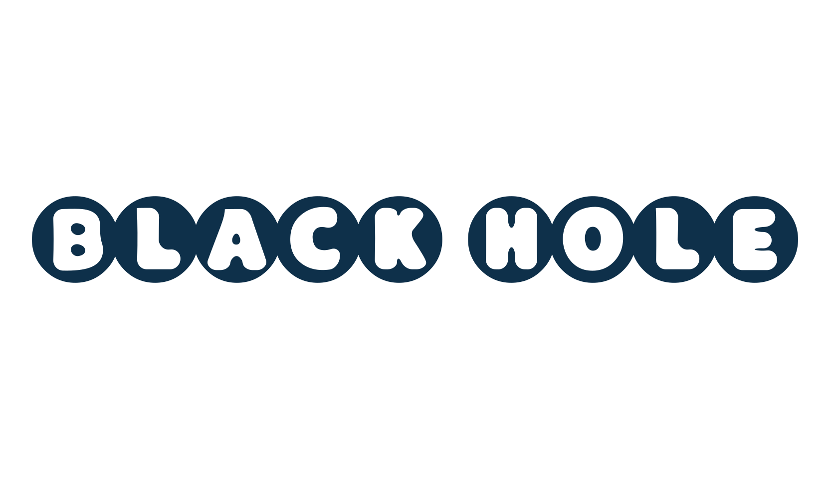Black Hole (black-hole), fancy decorative font preview