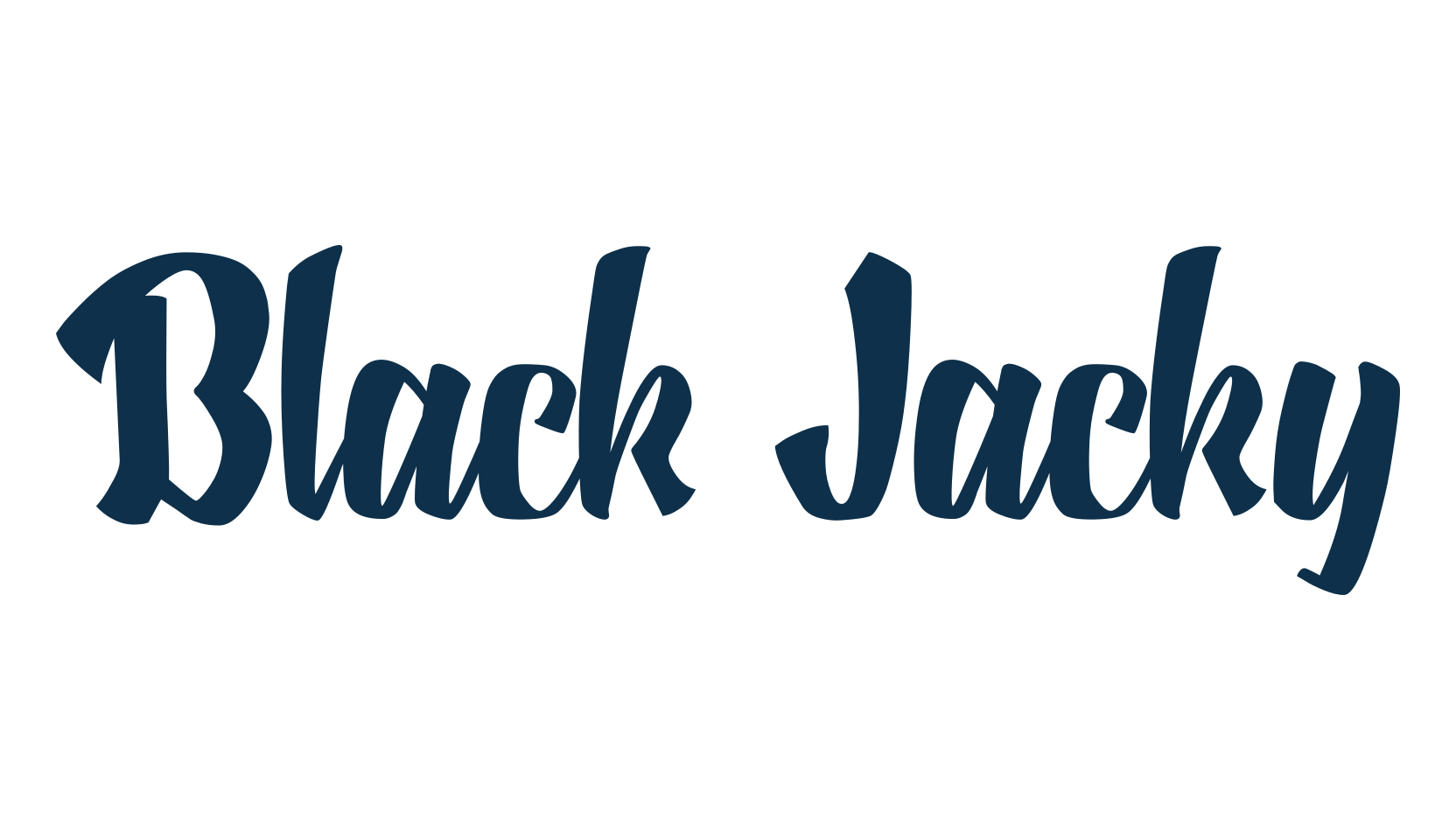 Black Jacky (black-jacky), display market font preview