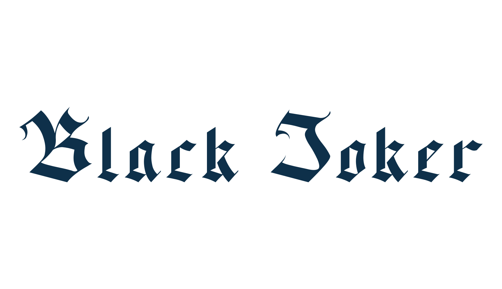 Black Joker, gothic modern font preview