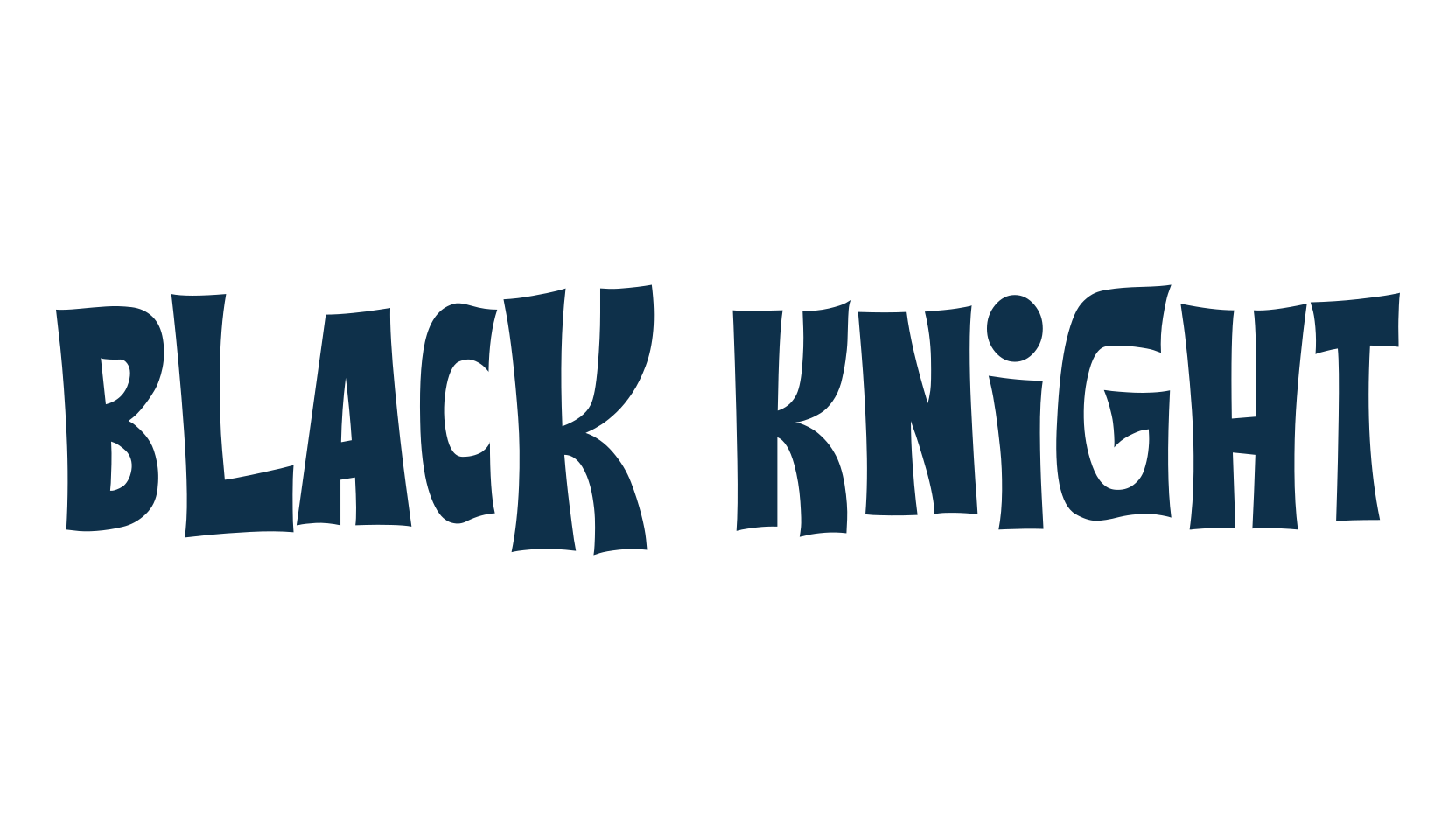 Black Knight (black-knight), cartoon font preview