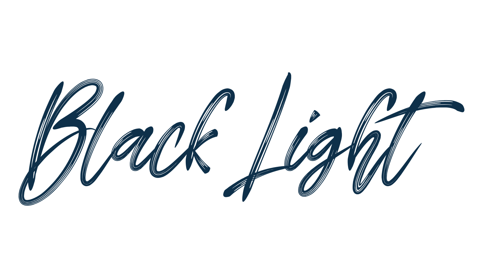 Black Light (black-light), script brush fancy decorative calligraphy font preview