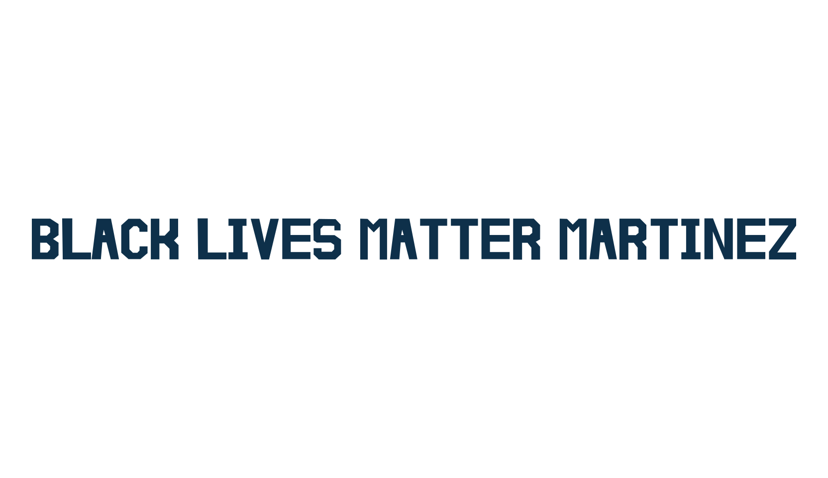 Black Lives Matter Martinez, fancy various decorative font preview