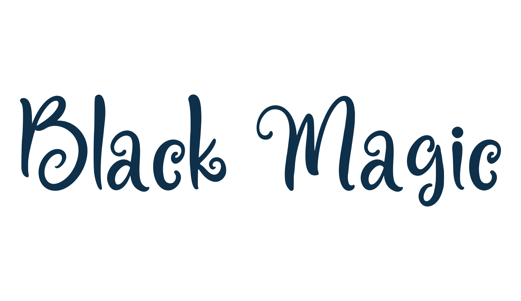 Black Magic (black-magic-2), fancy decorative font preview