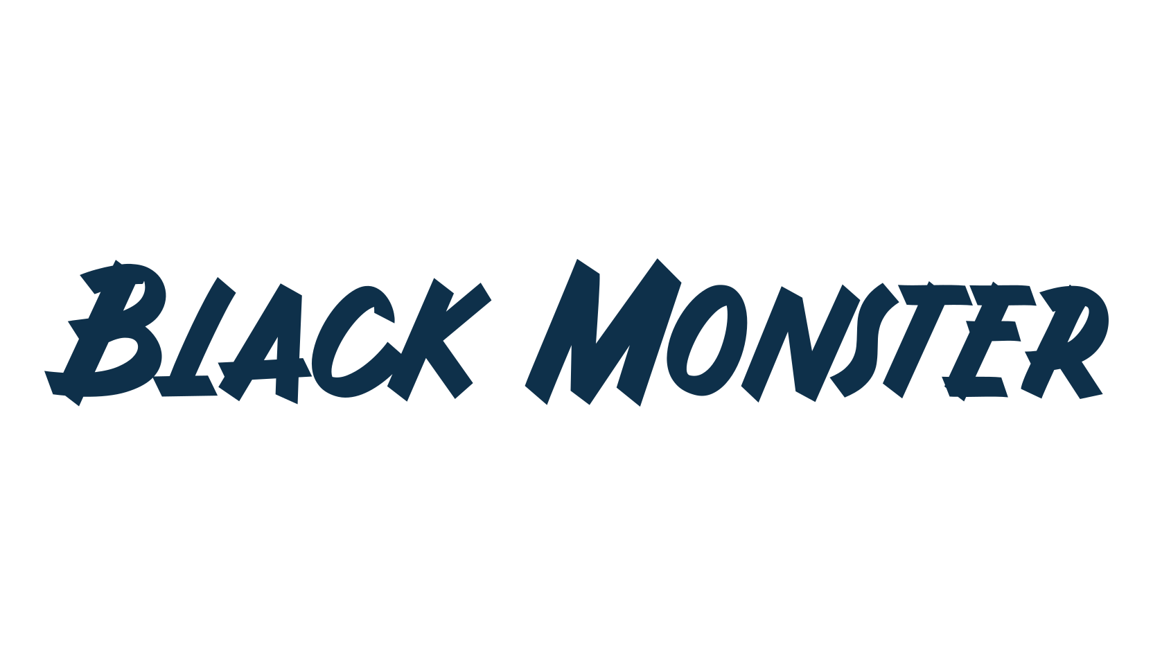 Black Monster, cartoon font preview