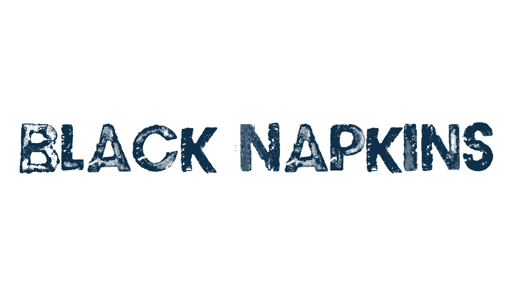 Black Napkins, fancy destroy decorative font preview