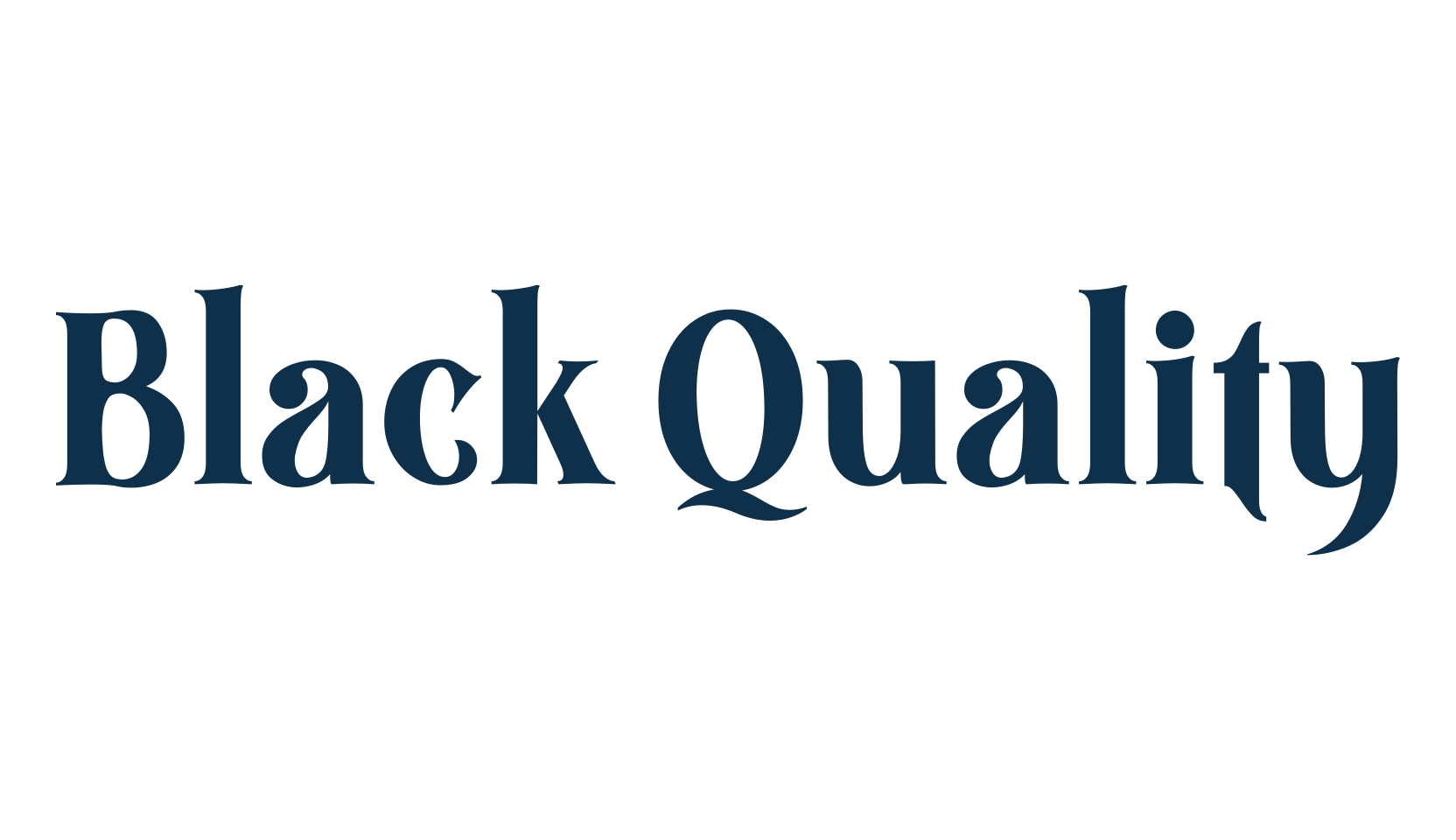 Black Quality, fancy retro decorative font preview