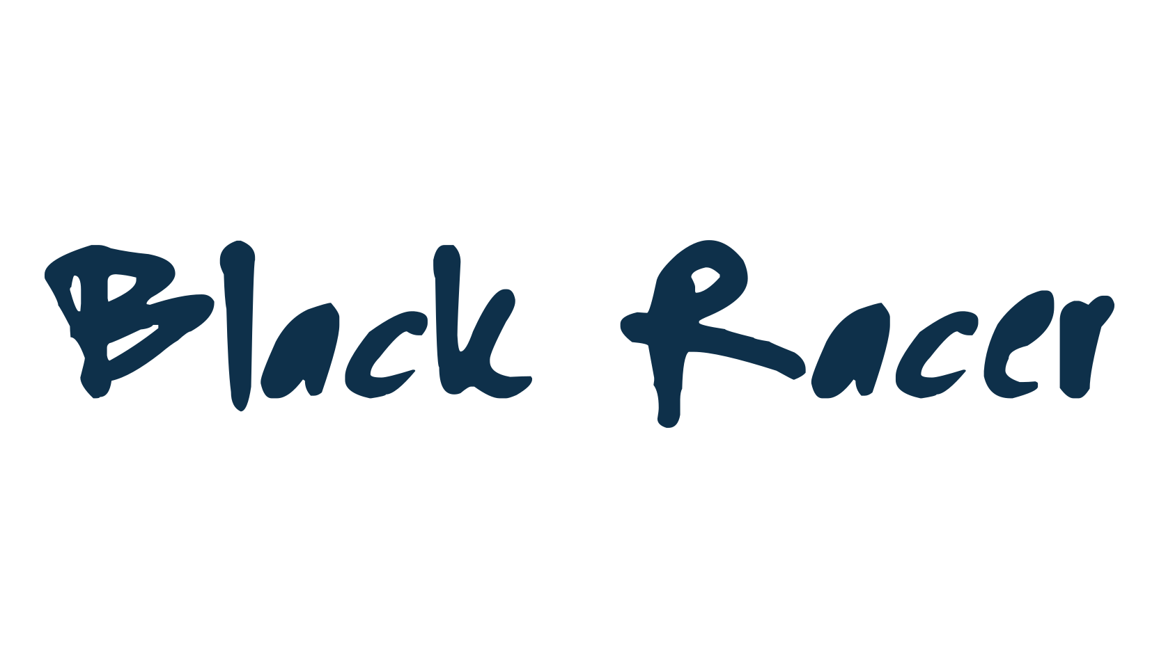 Black Racer, script brush fancy decorative calligraphy font preview