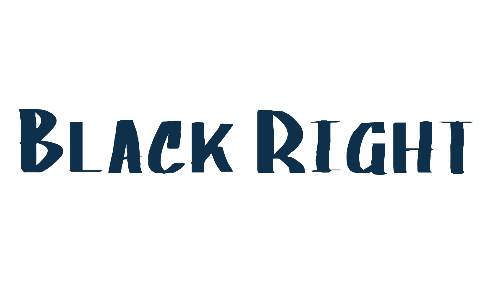 Black Right, fancy decorative font preview