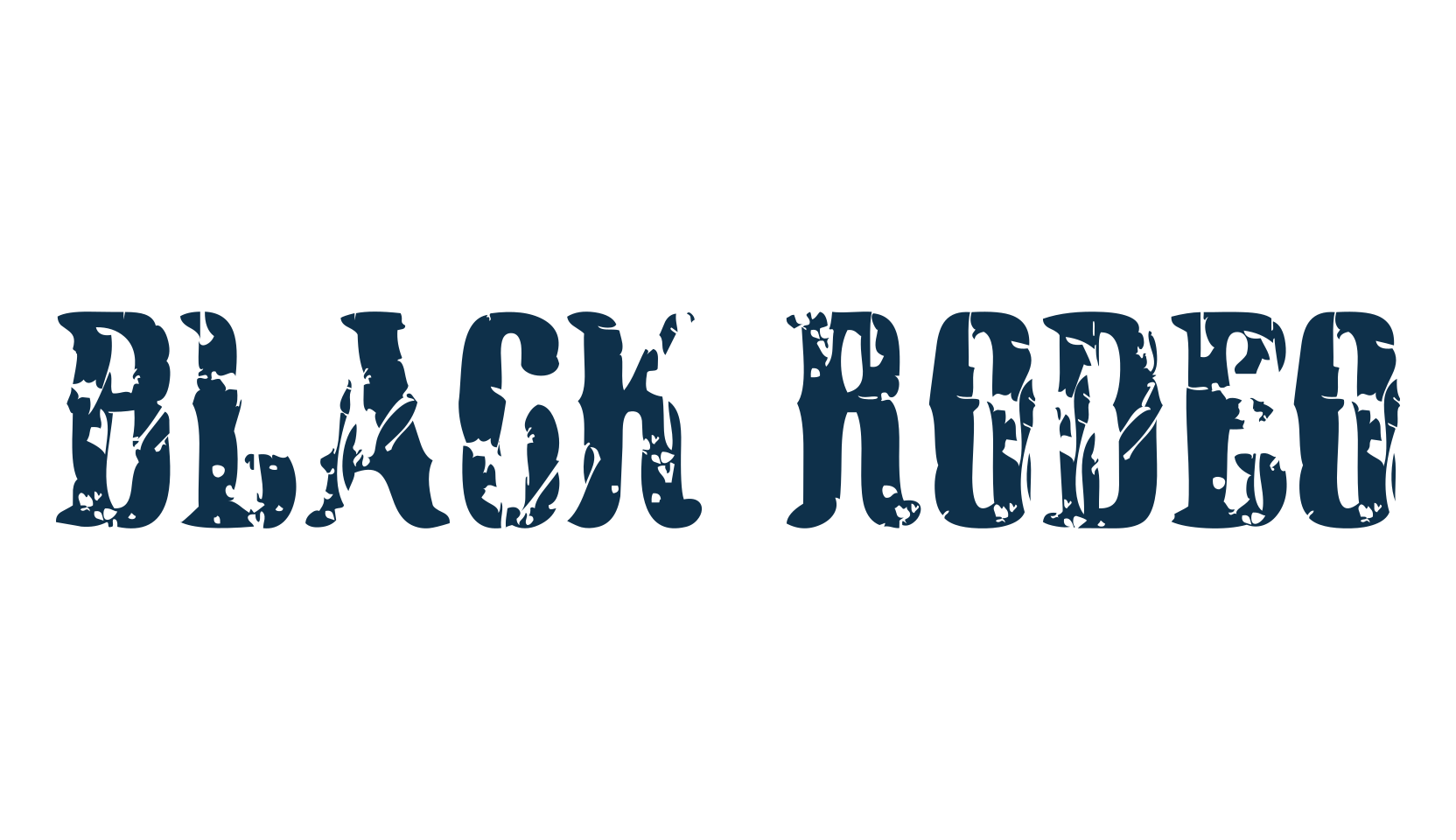Black Rodeo, fancy eroded decorative font preview