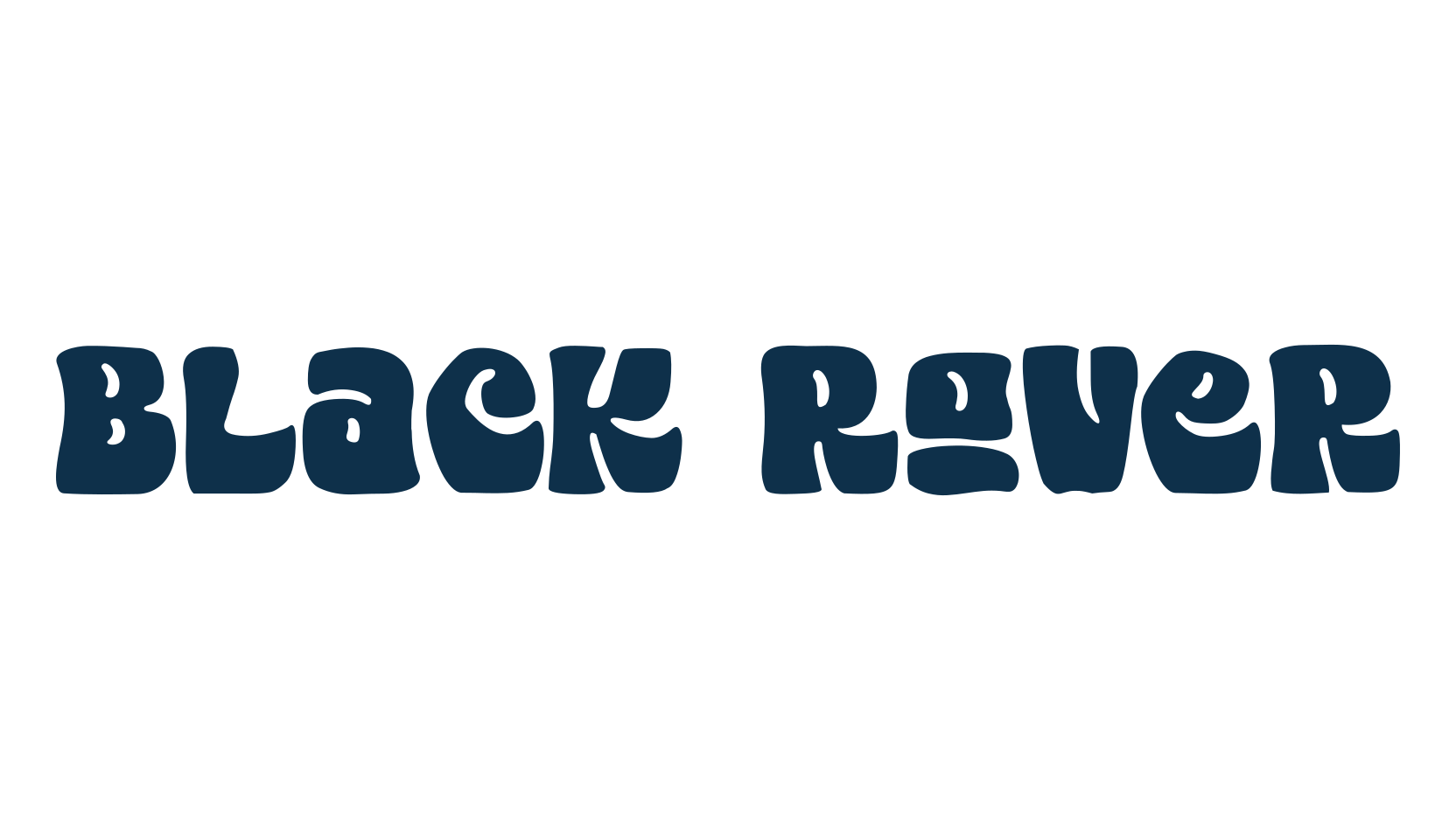 Black Rover, groovy font preview