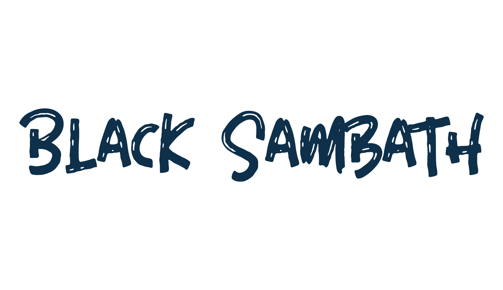 Black Sambath, script brush fancy decorative calligraphy font preview