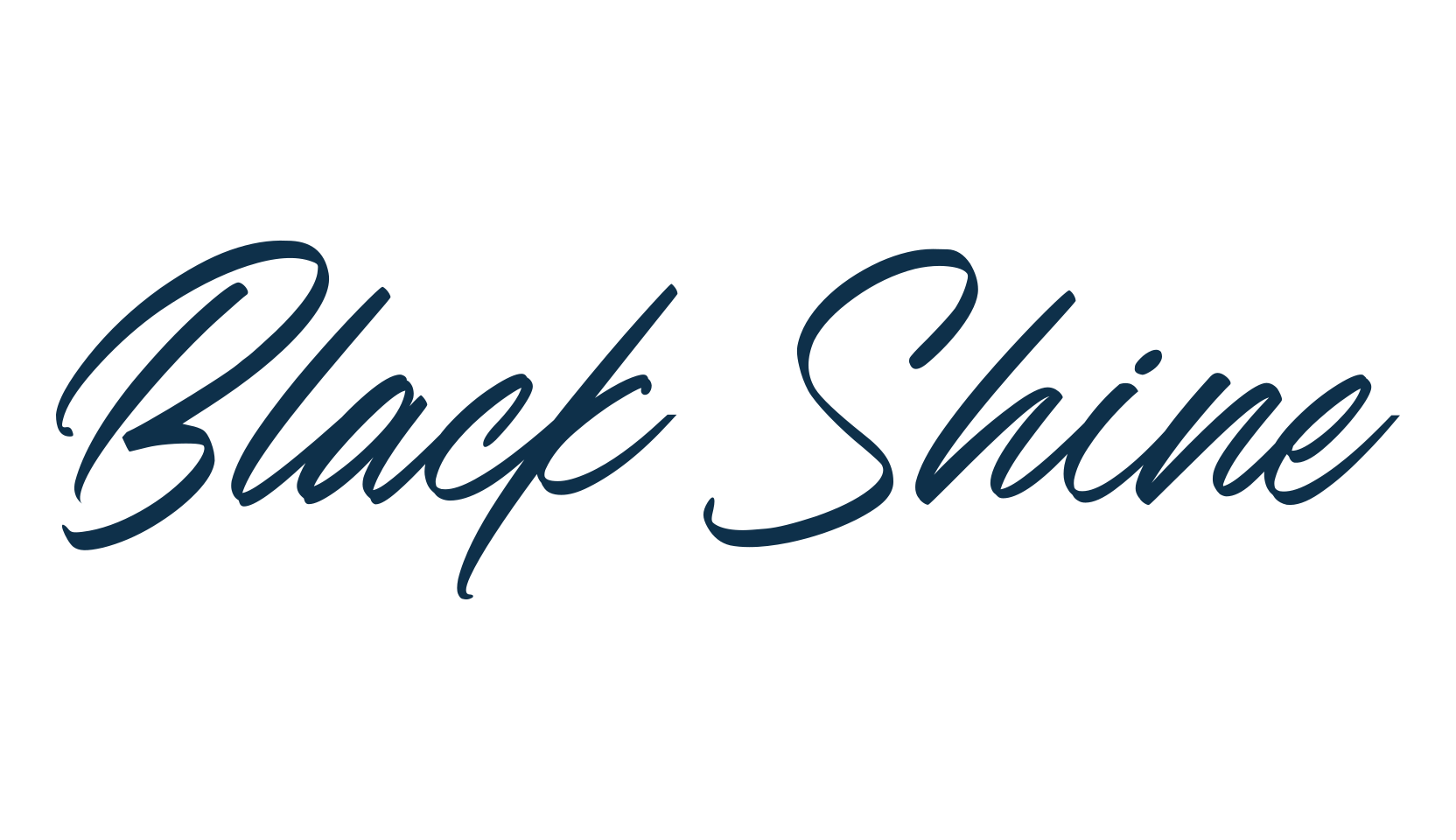 Black Shine, script handwritten fancy decorative calligraphy font preview