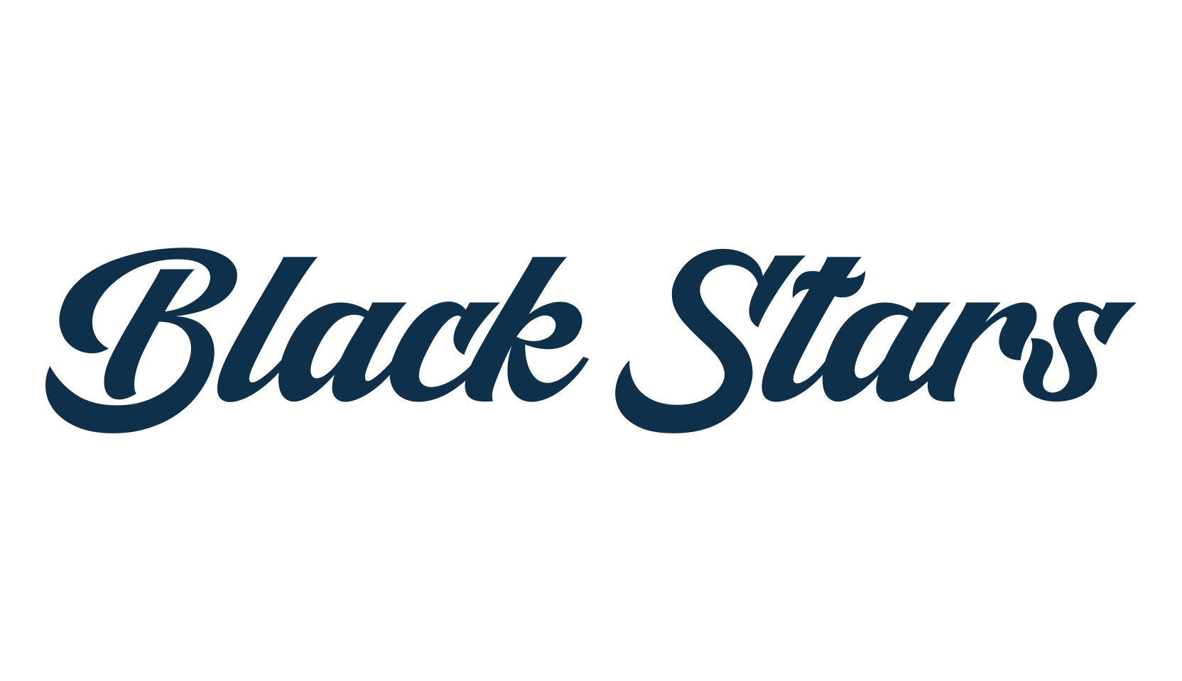 Black Stars, fancy old school decorative script calligraphy font preview
