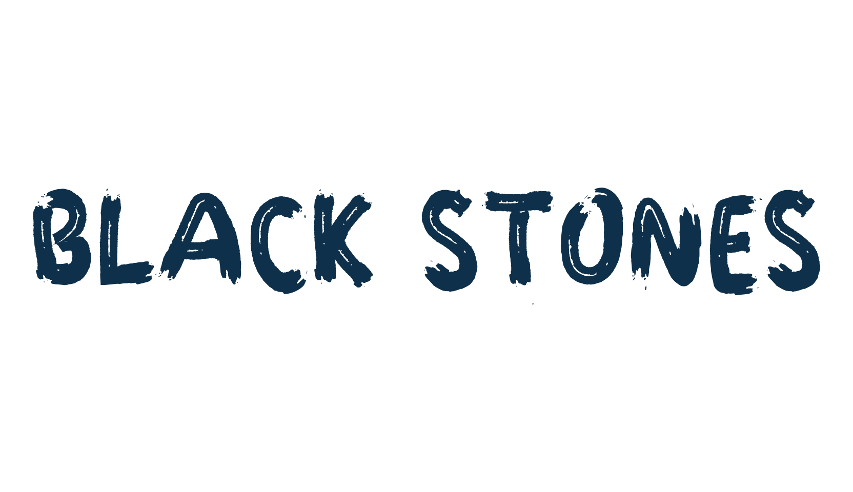 Black Stones (black-stones), script trash fancy decorative calligraphy font preview