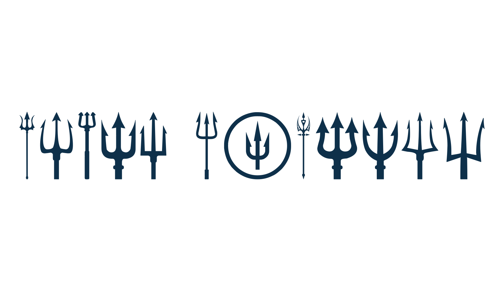 Black Trident, display market font preview