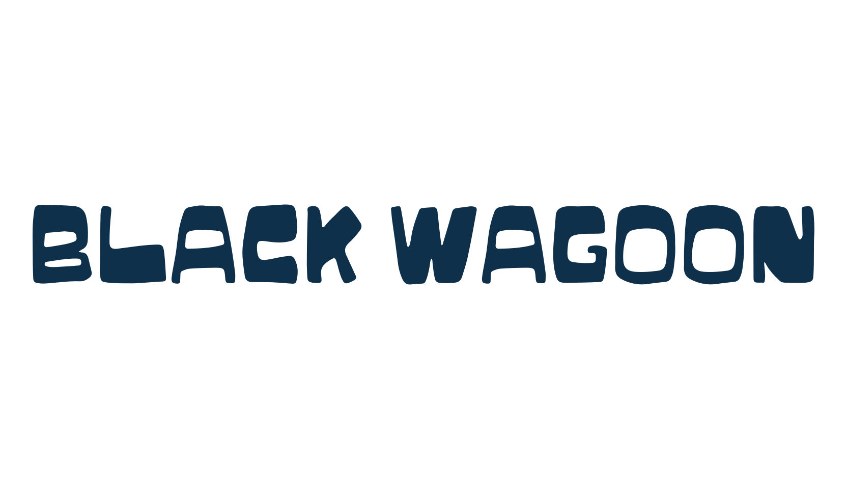 Black Wagoon, fancy cartoon decorative font preview