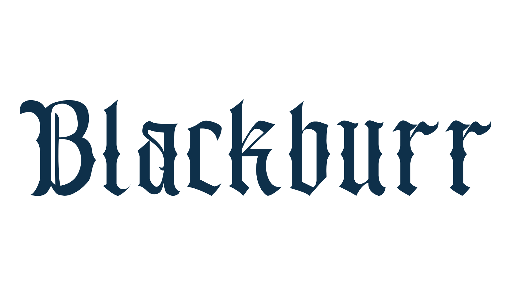 Blackburr, medieval font preview