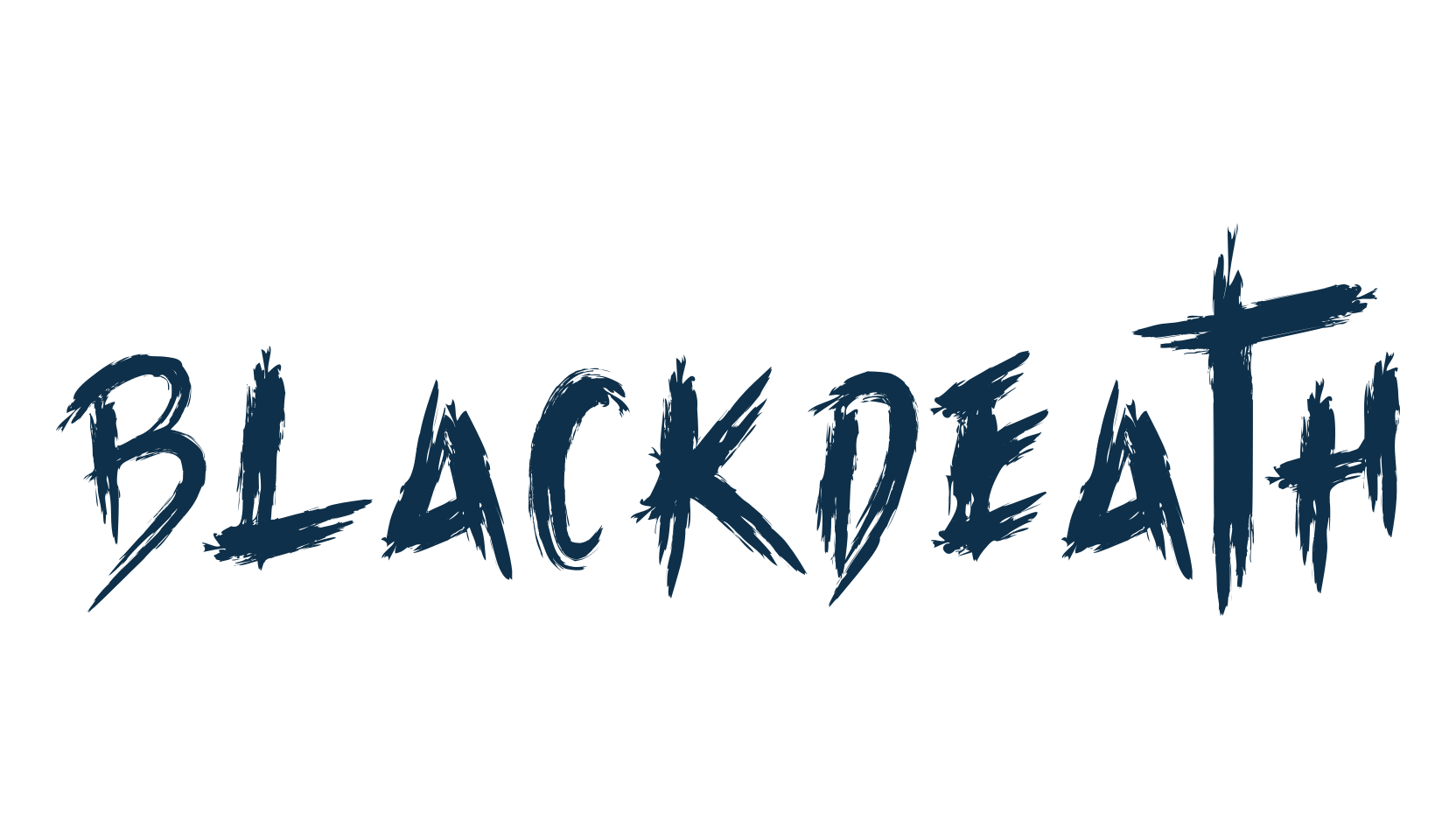 Blackdeath, script trash fancy decorative calligraphy font preview