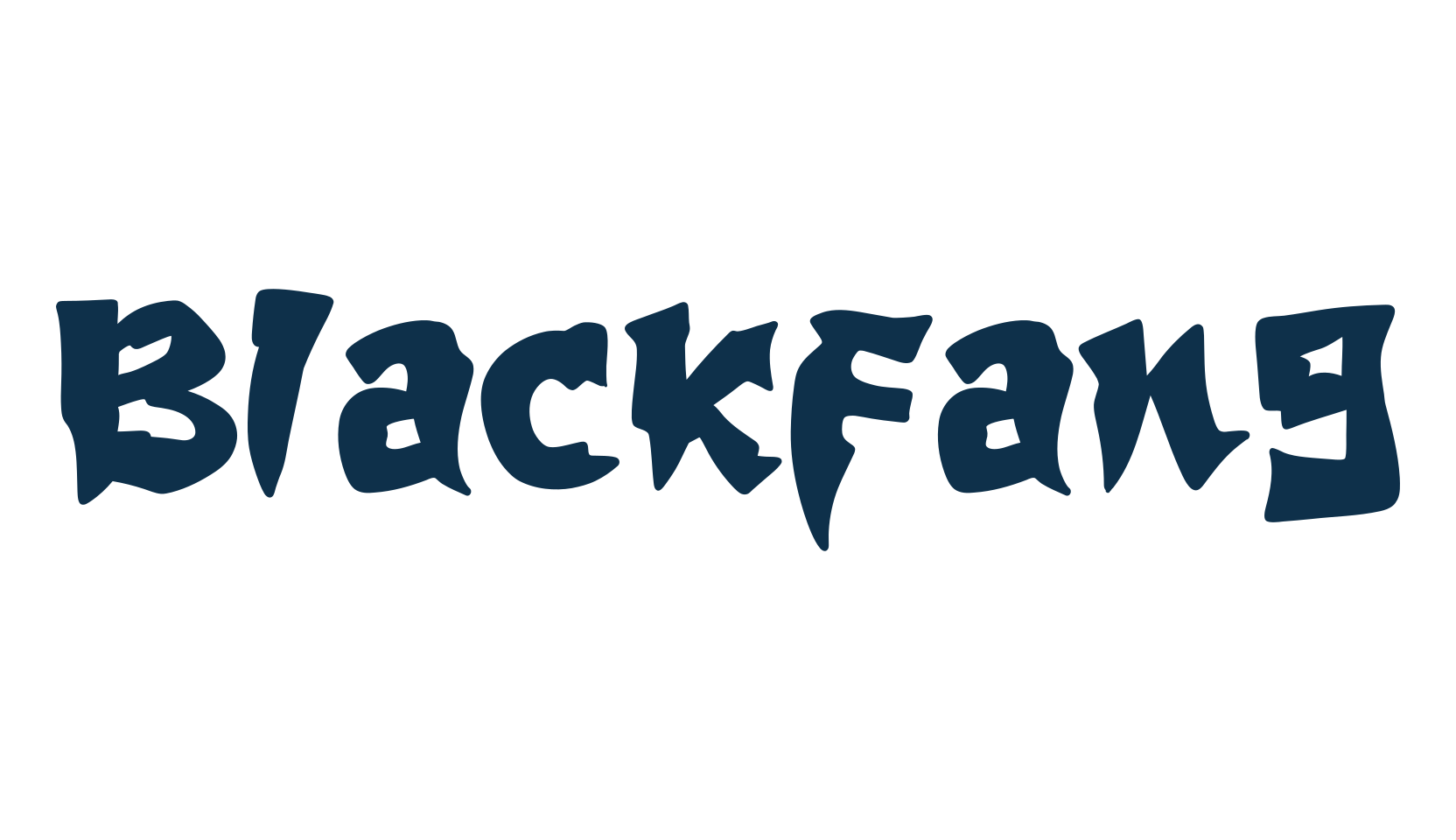 Blackfang, holiday halloween fancy decorative horror font preview