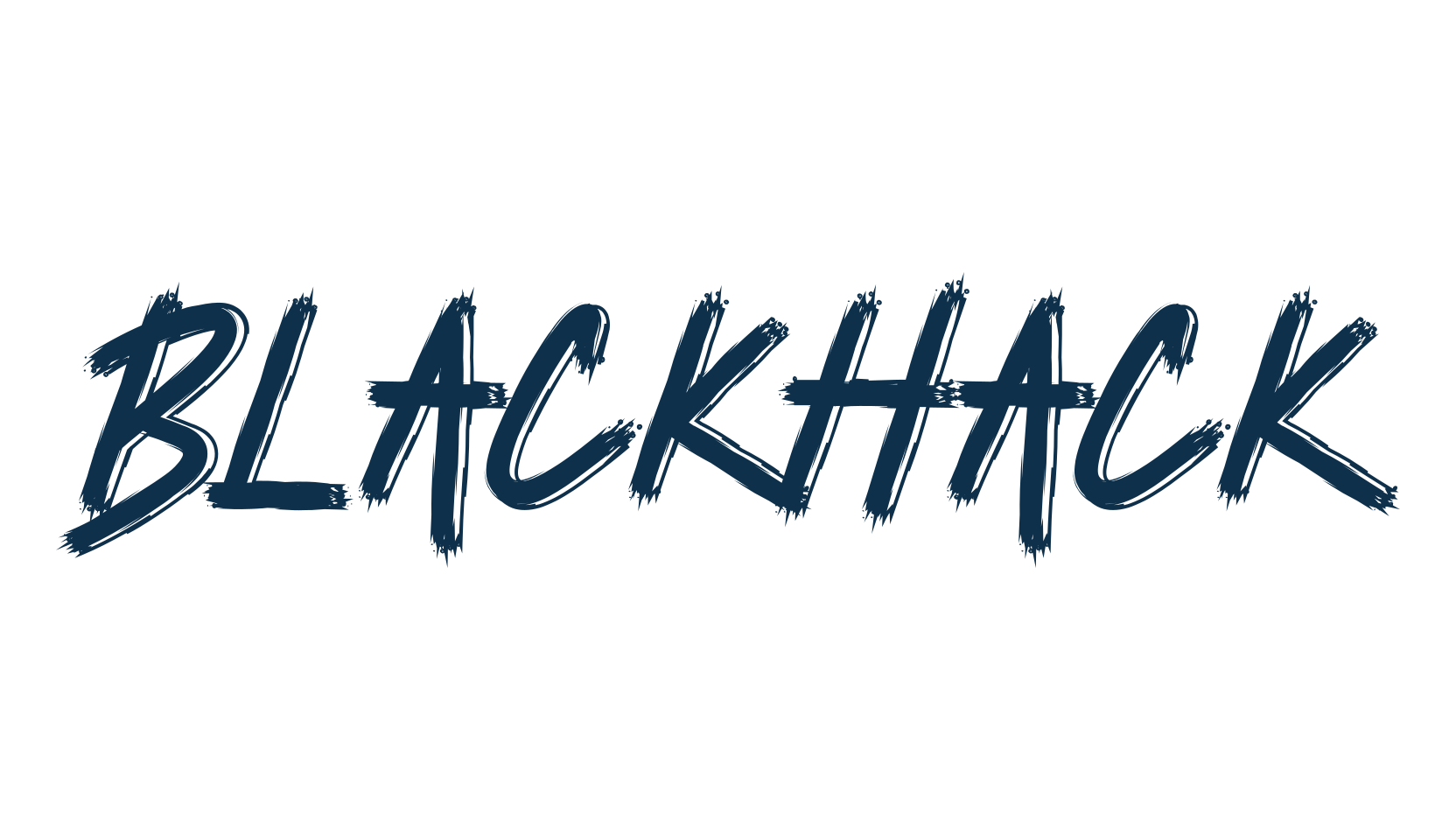 Blackhack, script brush fancy decorative calligraphy font preview