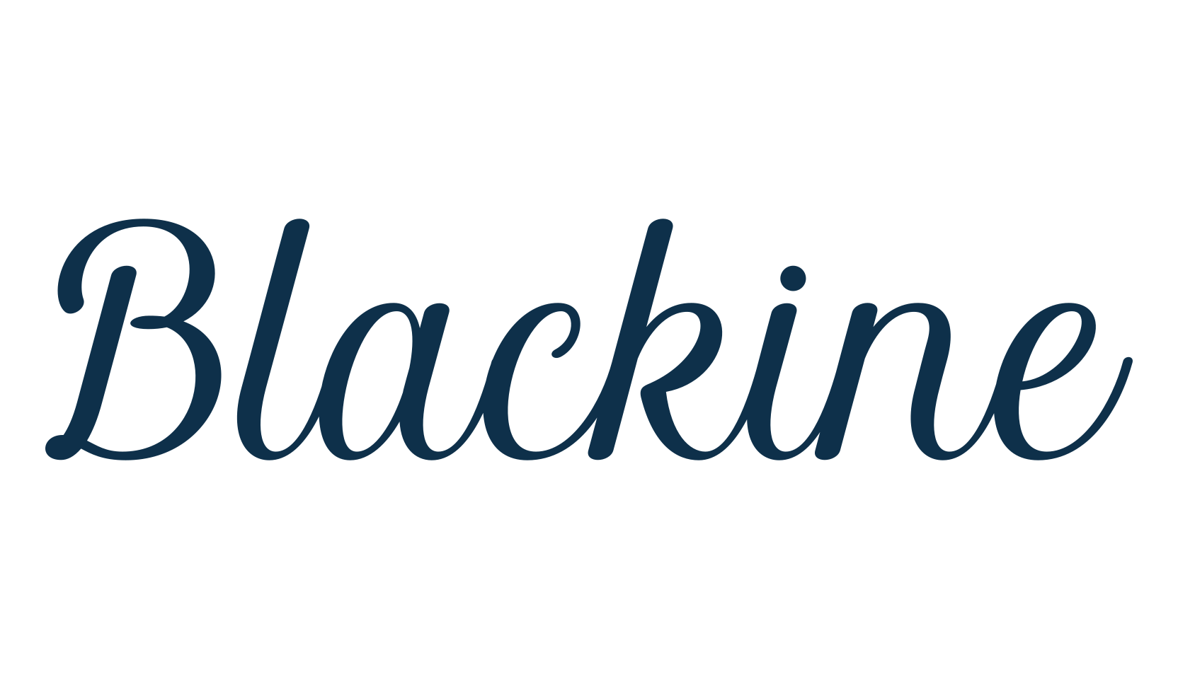 Blackine, fancy decorative font preview
