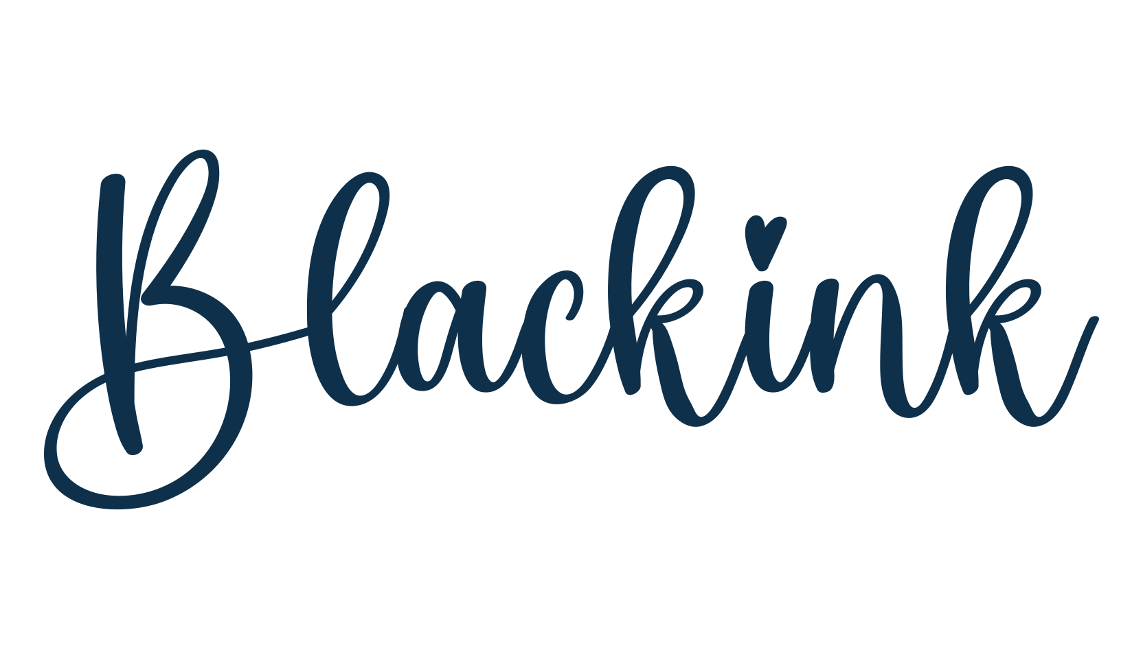 Blackink (blackink-4), script calligraphy fancy decorative font preview