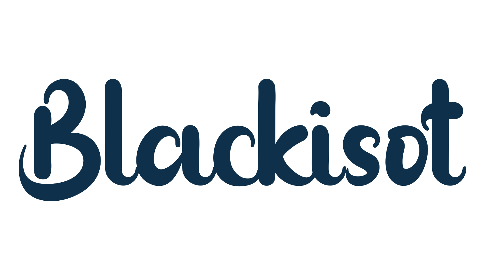 Blackisot, fancy decorative font preview