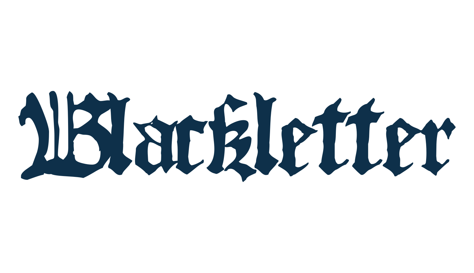 Blackletter (blackletter-hplhs), gothic medieval font preview